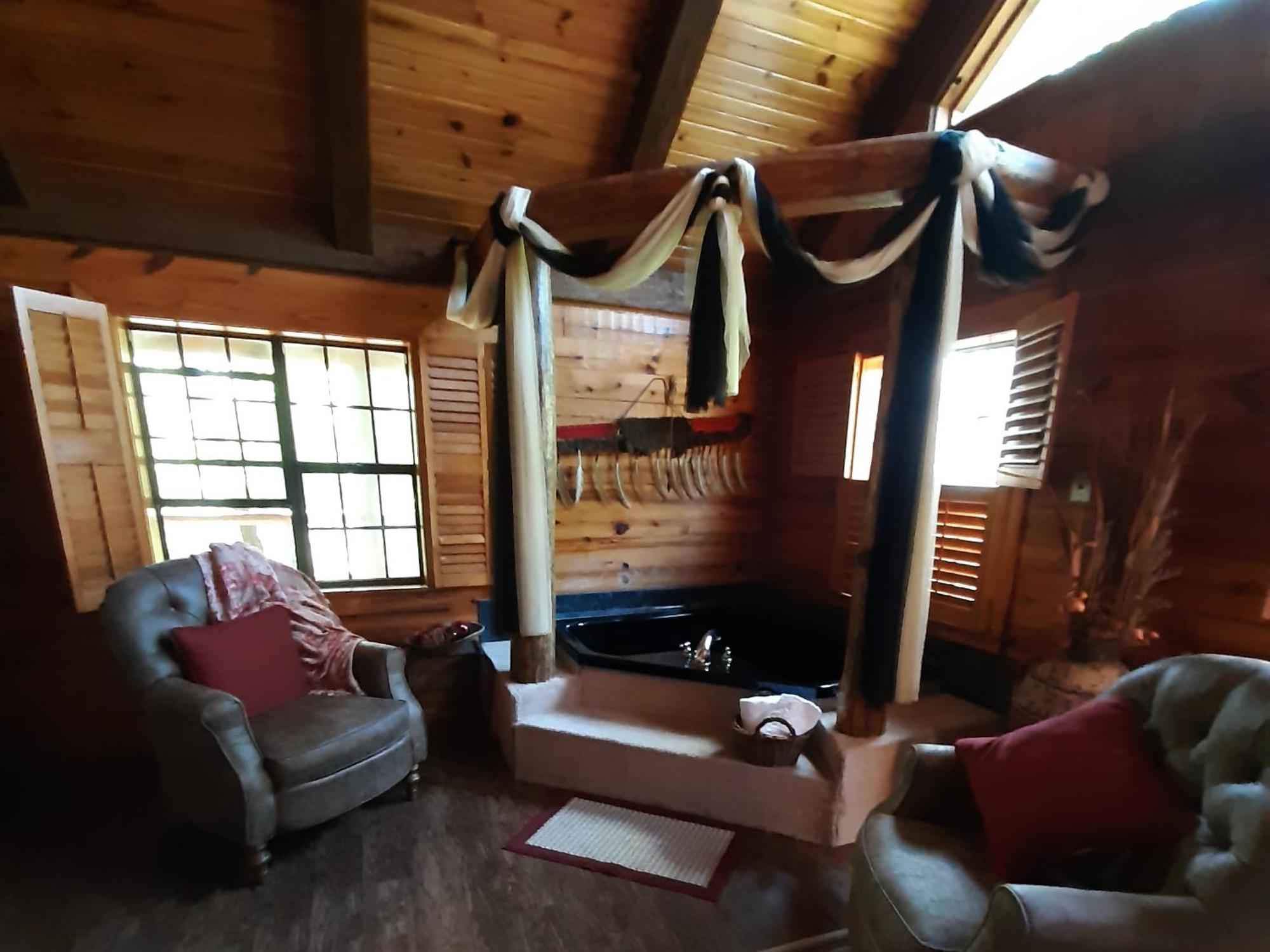Cherokee Mountain Log Cabins 유레카 스프링스 객실 사진